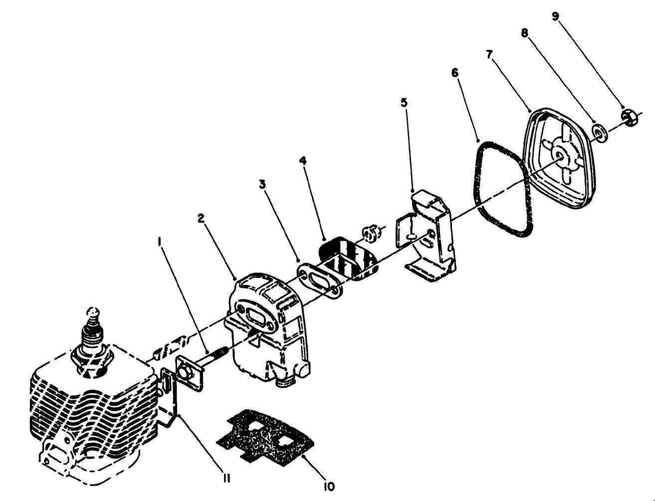 Spark Arrestor Muffler Kit 65-4300 (optional)