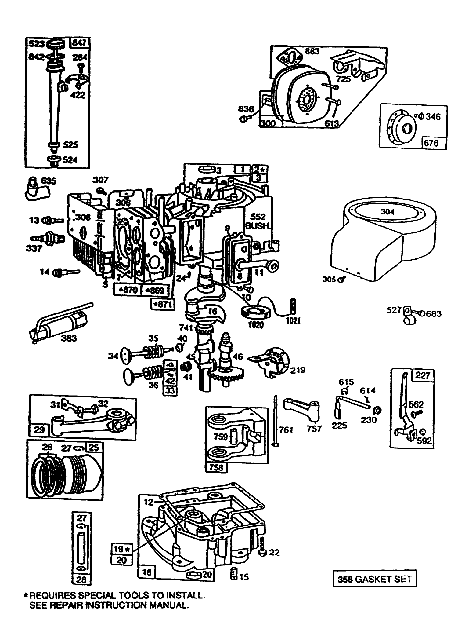 Briggs & Stratton Model No. 191707-0121-01