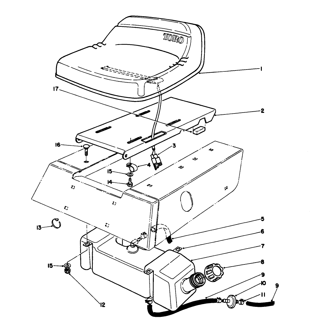 Parts – 8-25 Rear Engine Rider | Toro