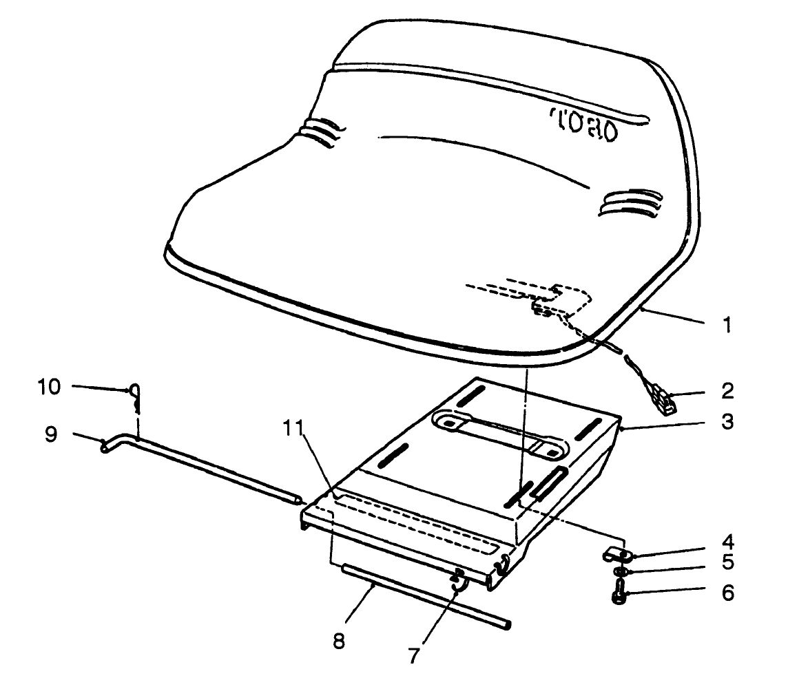 Seat Assembly (model No. 56185)