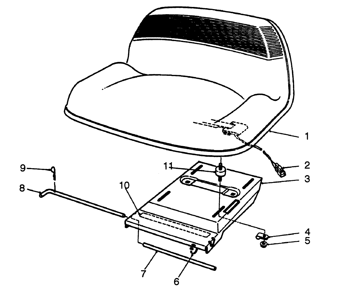 Seat Assembly (model No. 56195)