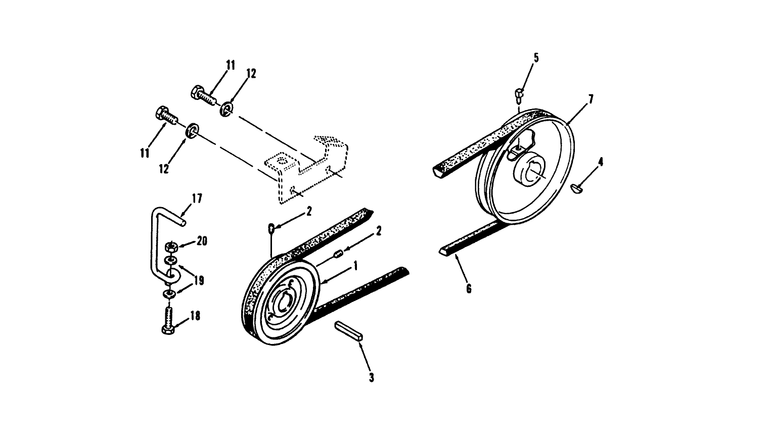 Drive Belt And Pulleys