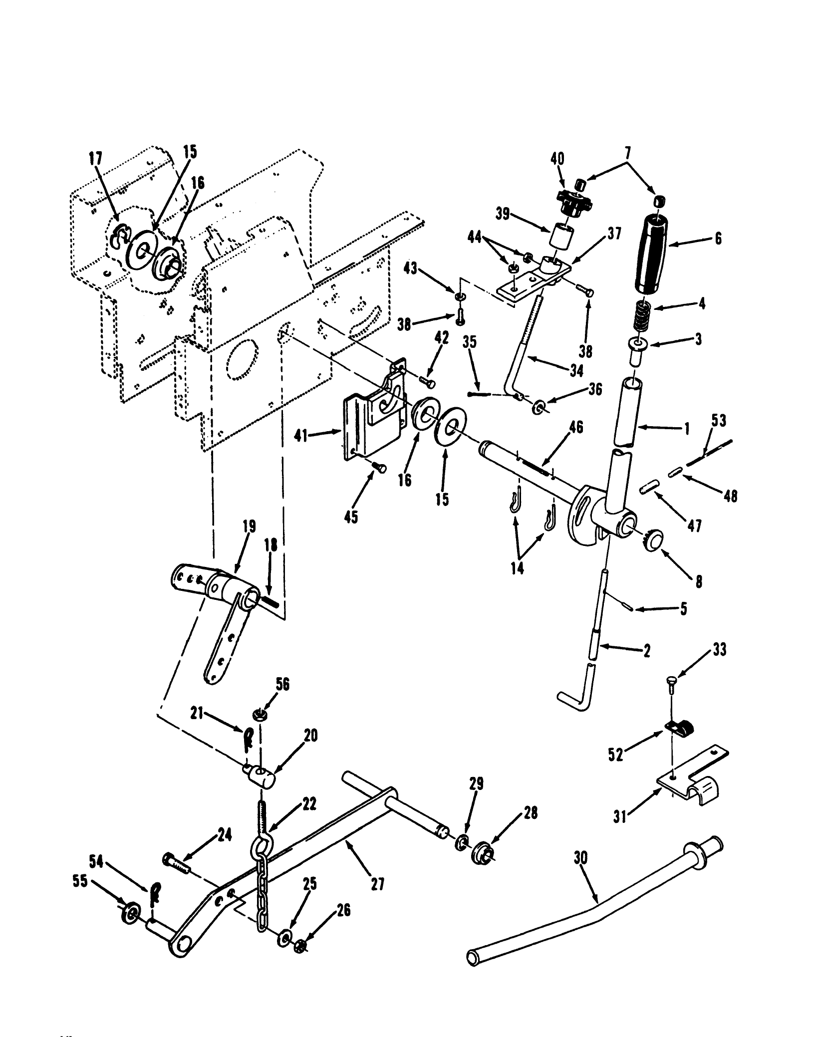 Manual Lift Linkage
