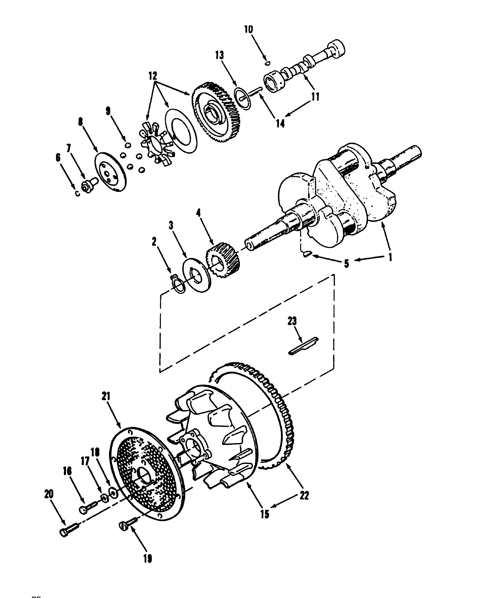 Crankshaft, Camshaft, Flywheel Power Plus