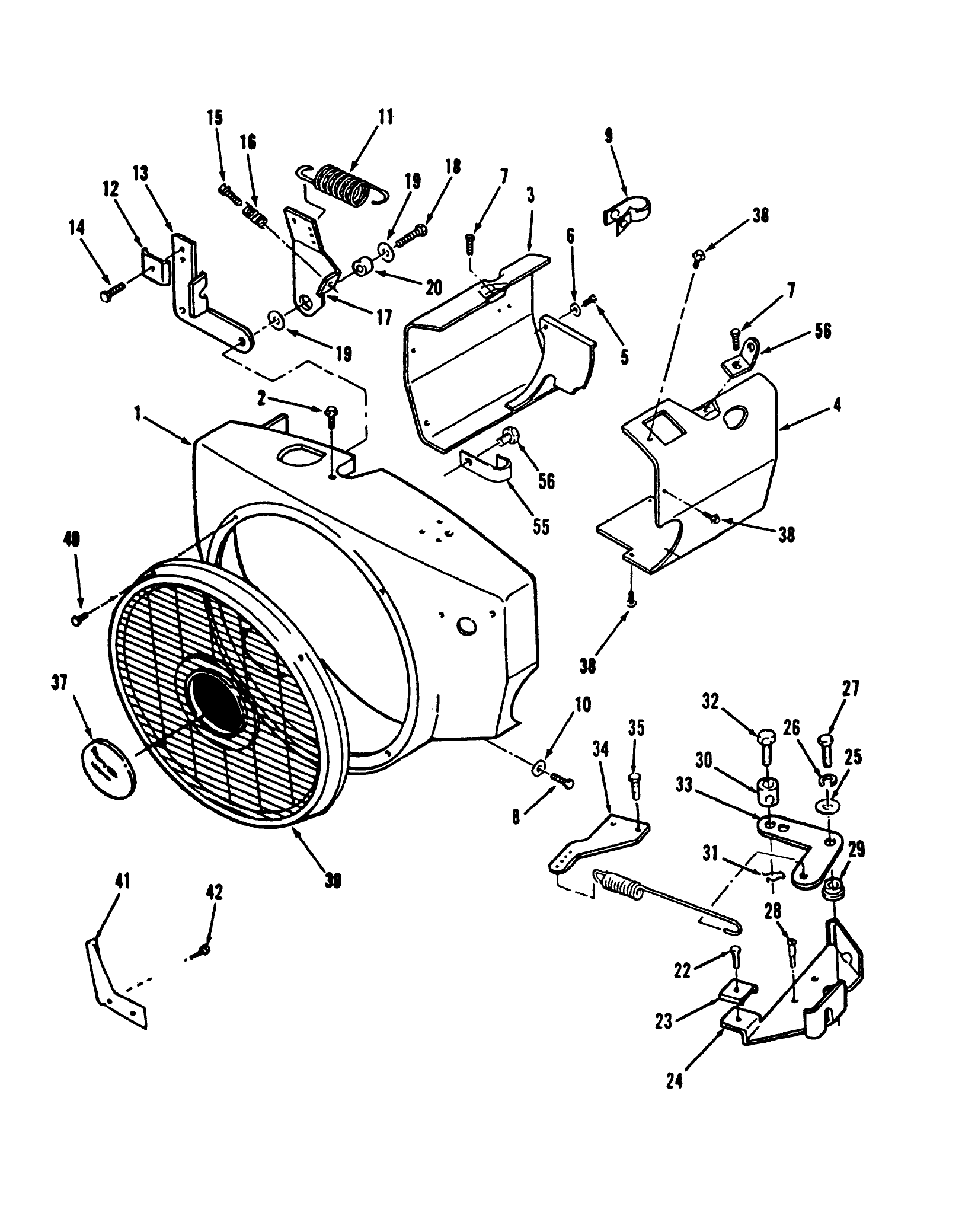 Blower Housing And Governor Power Plus