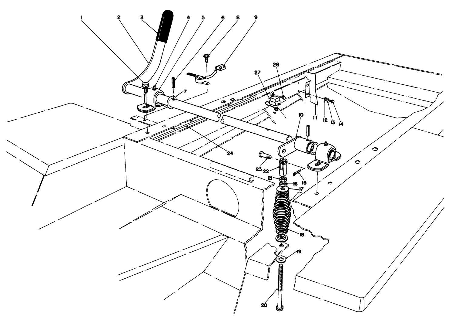 Power Take-Off Lever Assembly