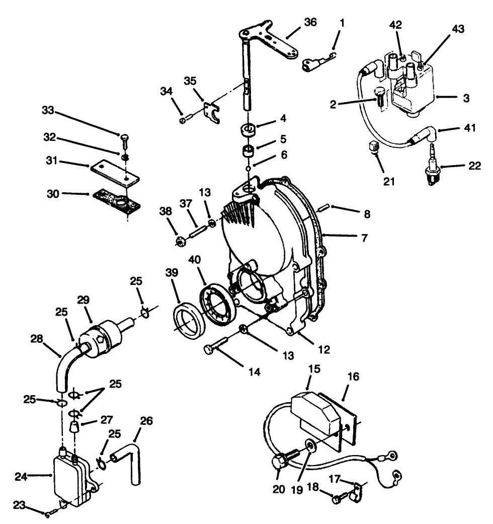 Ignition Control-Onan P220g Type I/10808d
