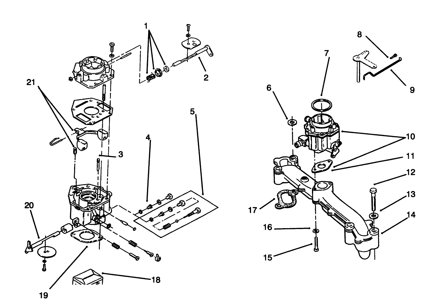 Carburetor-Onan P220g Type I/10808d