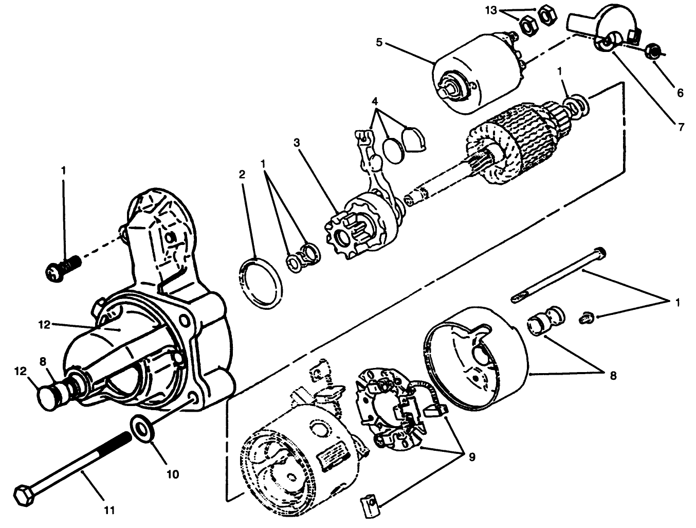 Starter-Onan P220g Type I/10808d