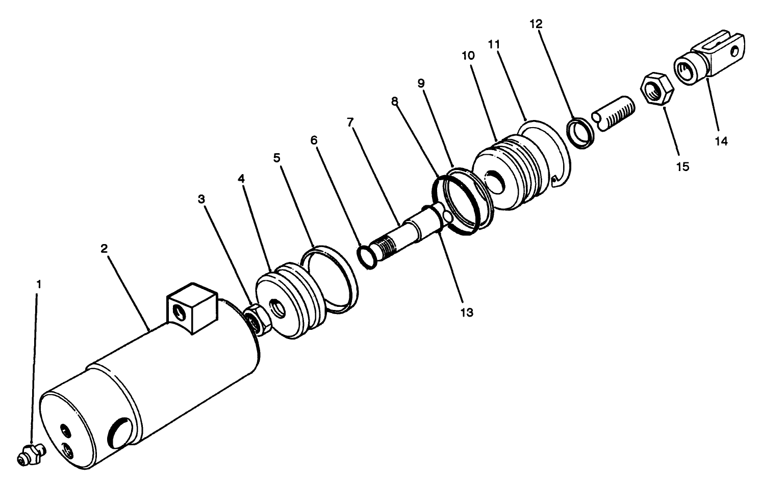 Front Hydraulic Cylinder No. 84-8290