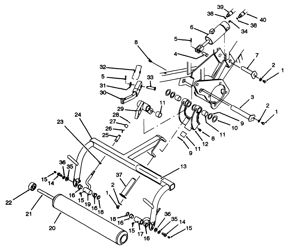 Pull Frame Assembly L.h.