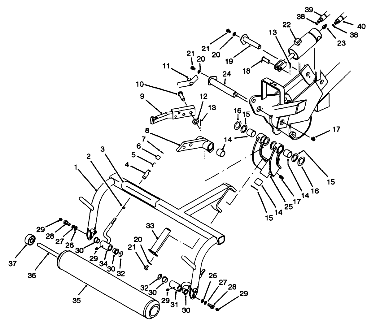 Pull Frame Assembly R.h.