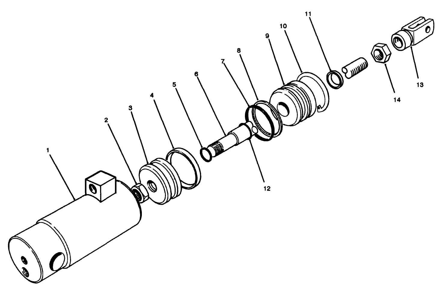 Hydraulic Cylinder Assembly No. 83-2580