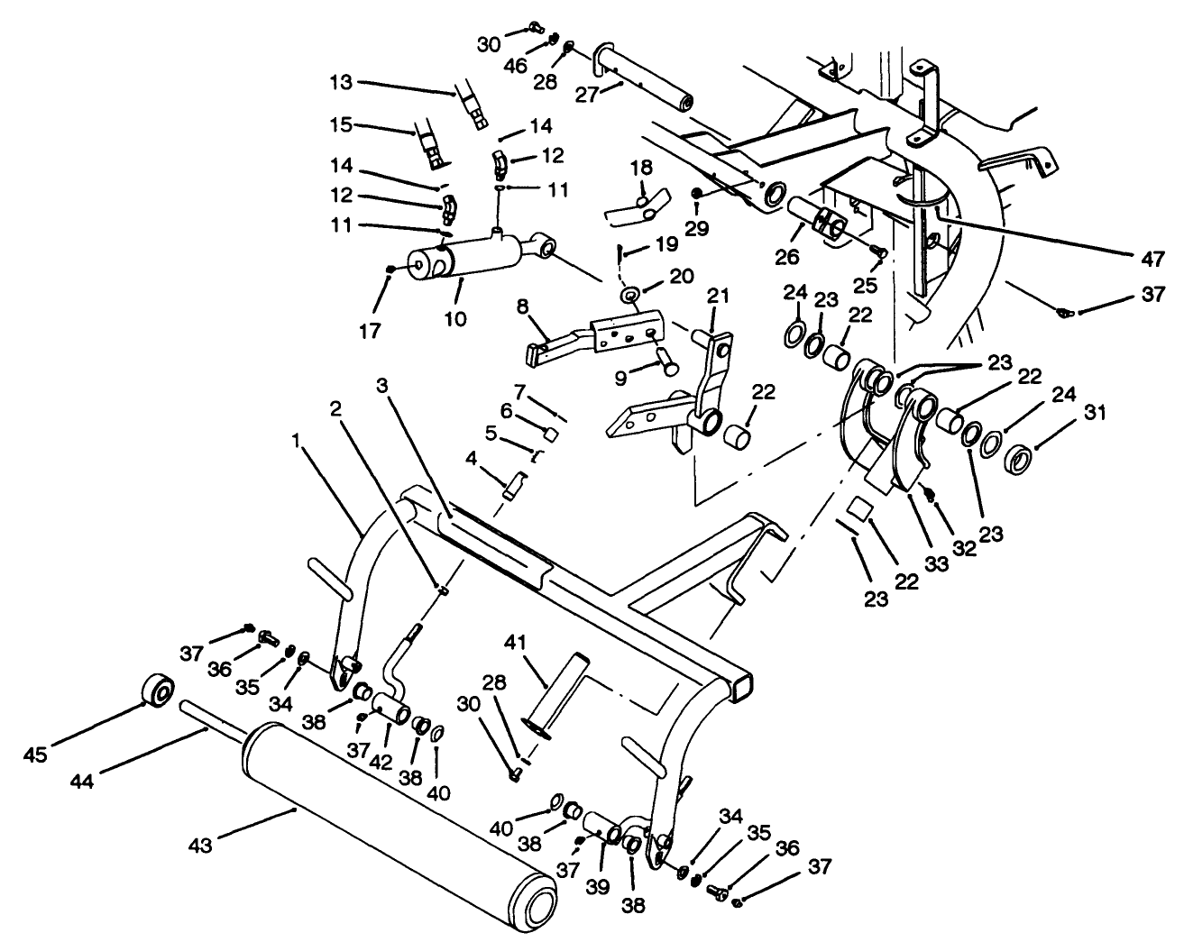 Pull Frame Assembly Rear