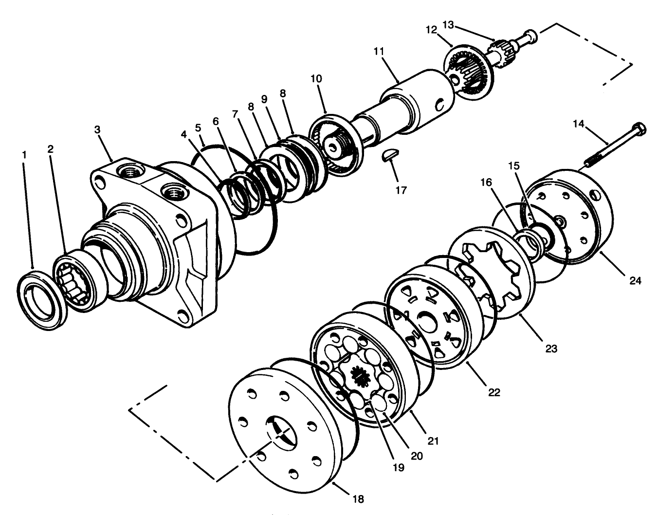 Front Hydraulic Drive Motor No. 75-9830