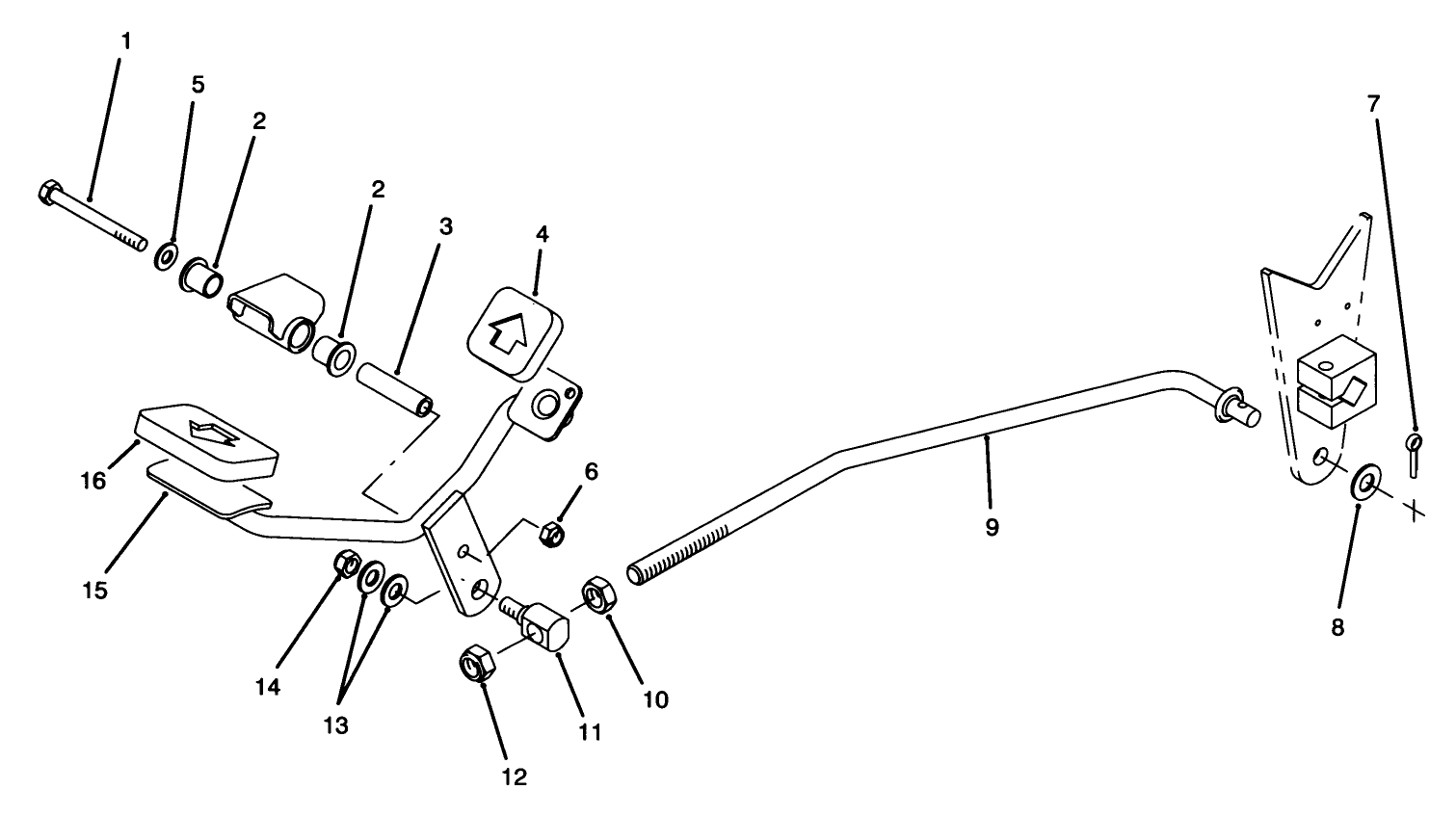 Traction Pedal Assembly