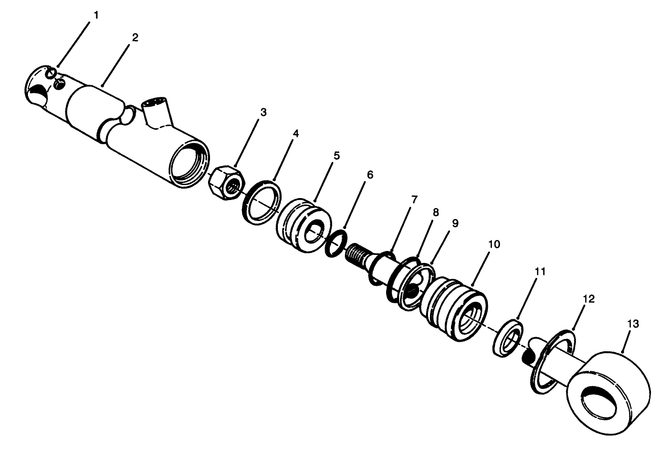 Hydraulic Lift Cylinder Assembly No. 83-7000