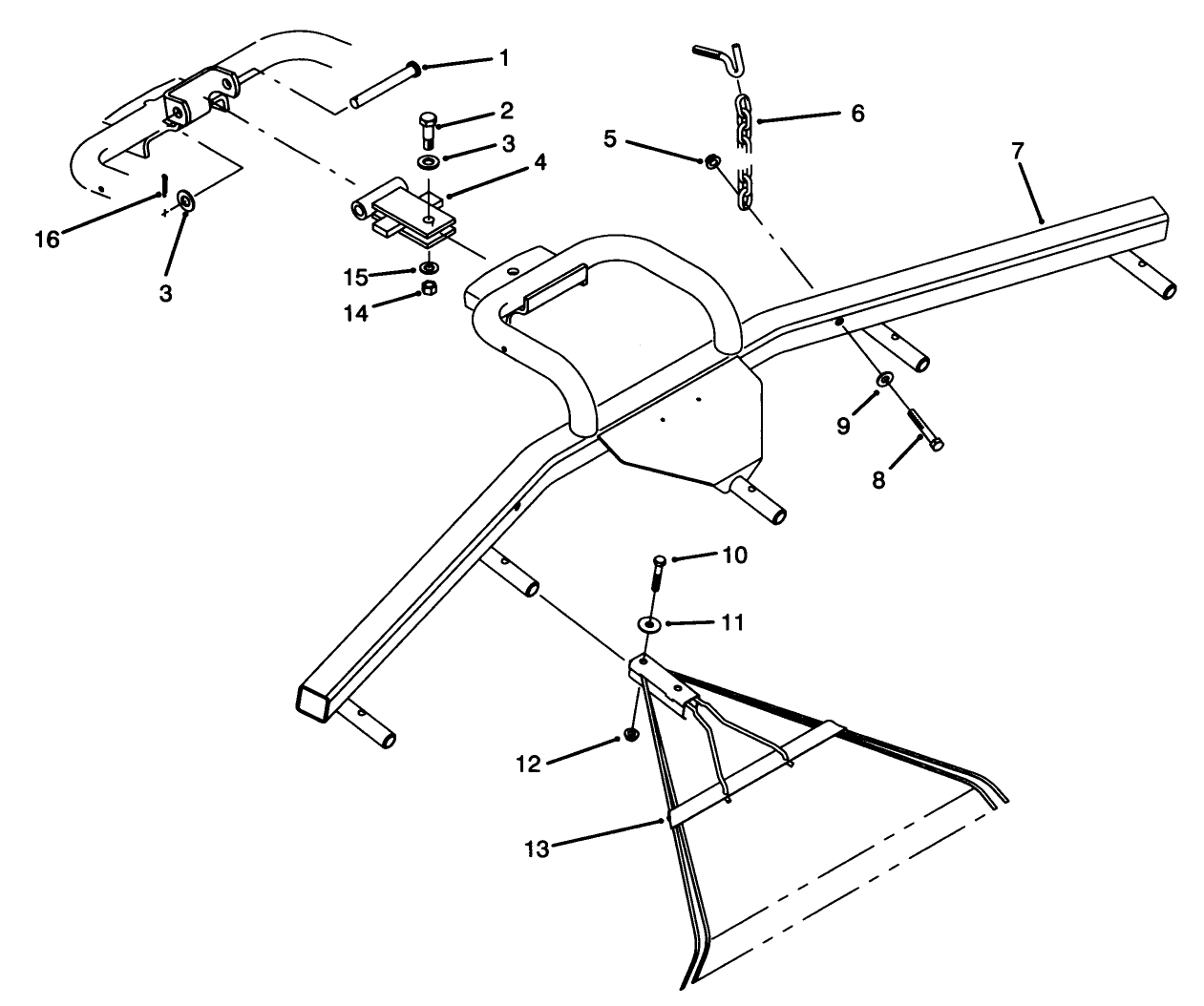 Spring Rake Kit Model No. 08813 (optional)