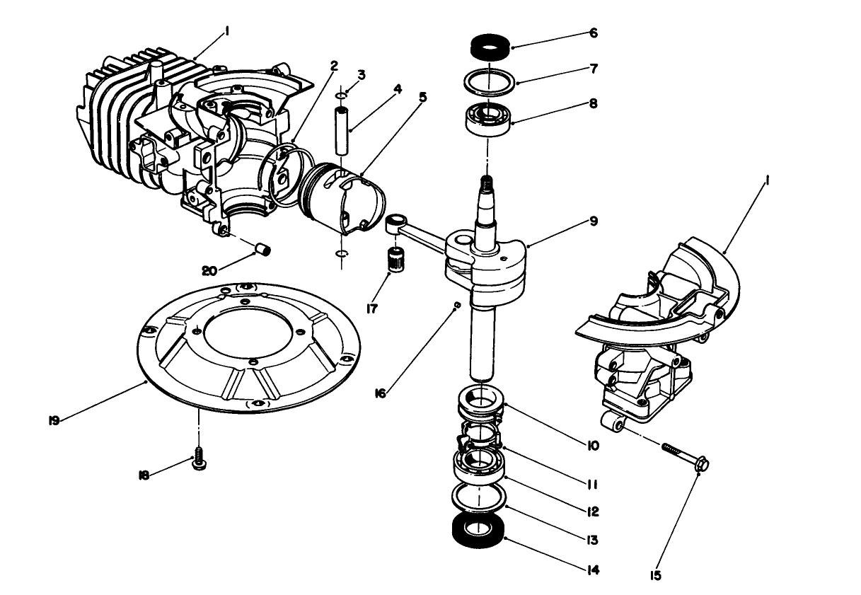 Crankshaft Assembly (model No. 47pn2-3)