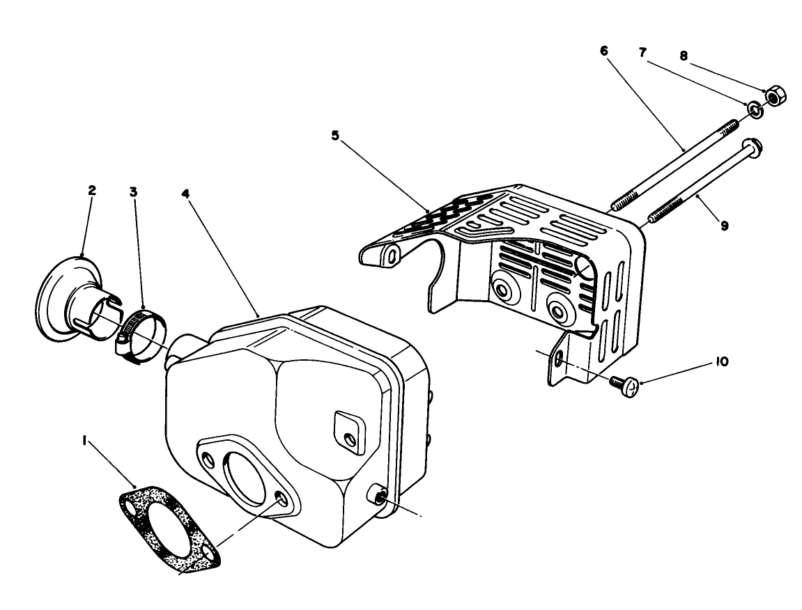 Muffler Assembly (model No. 47pn2-3)