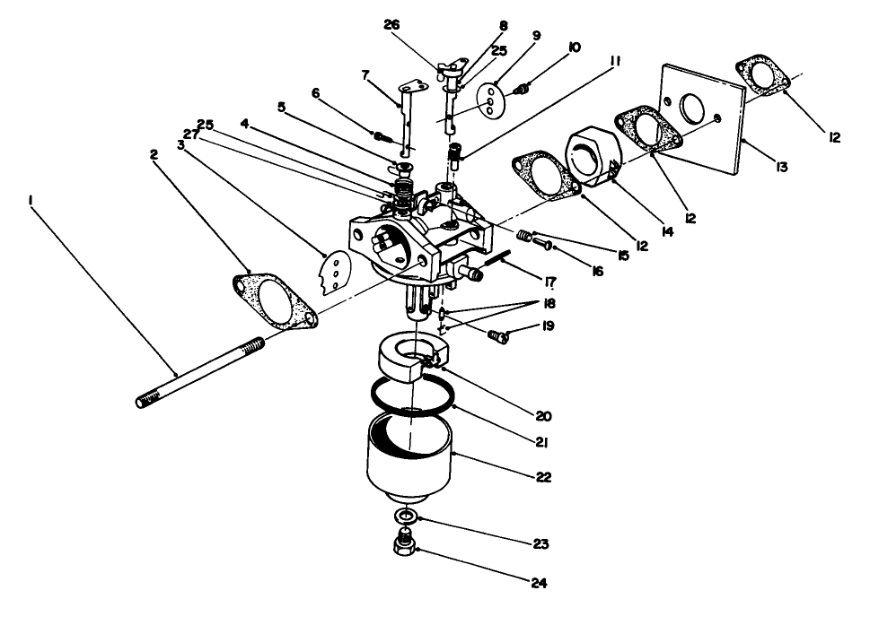 Carburetor Assembly (model No. 47pn2-3)