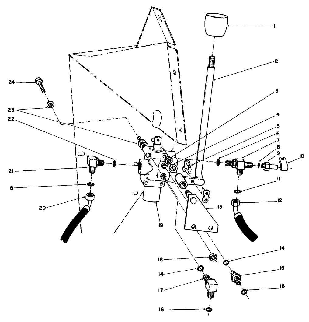 Cutting Unit Lift Control Valve Assembly