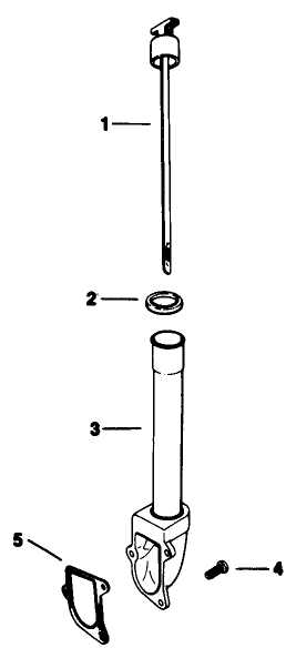 Dipstick-Engine Kohler Model No. M16qs Spec No. 711563