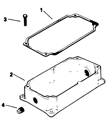 Oil Pan-Engine Kohler Model No. M16qs Spec No. 711563