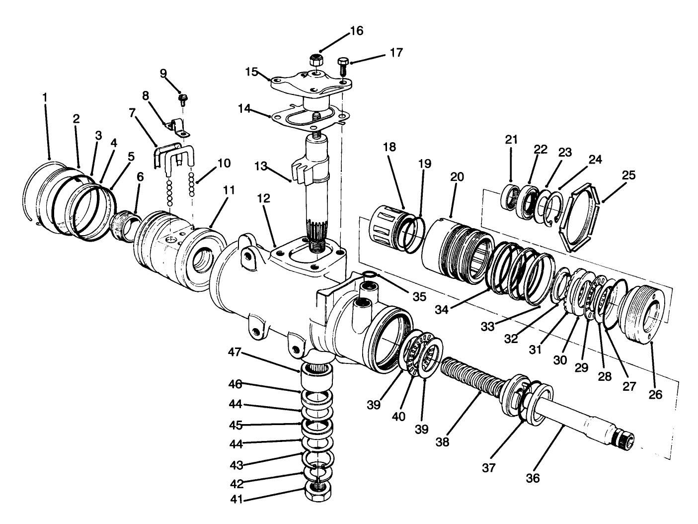 Steering Gear Assembly No. 87-1500