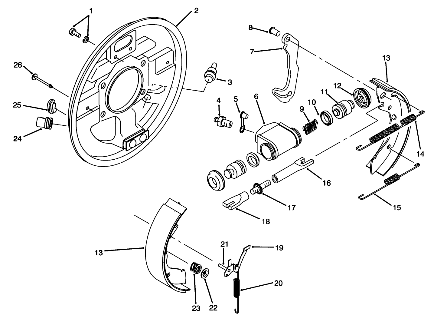 Rear Brake Assembly
