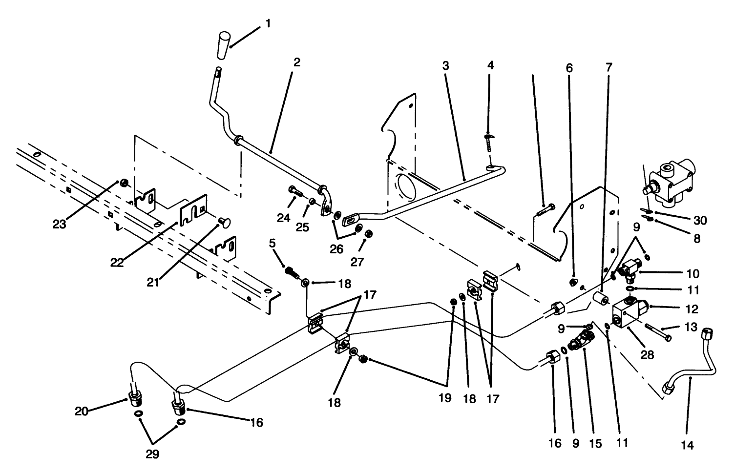 Lift Valve Linkage Assembly