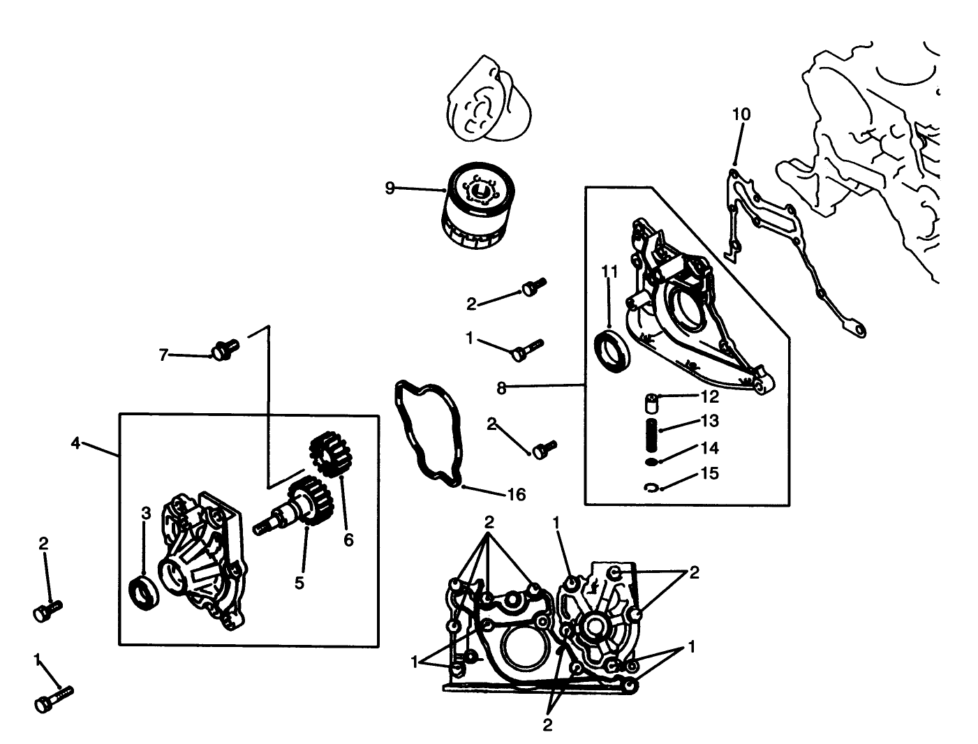 Oil Pump & Filter Assembly