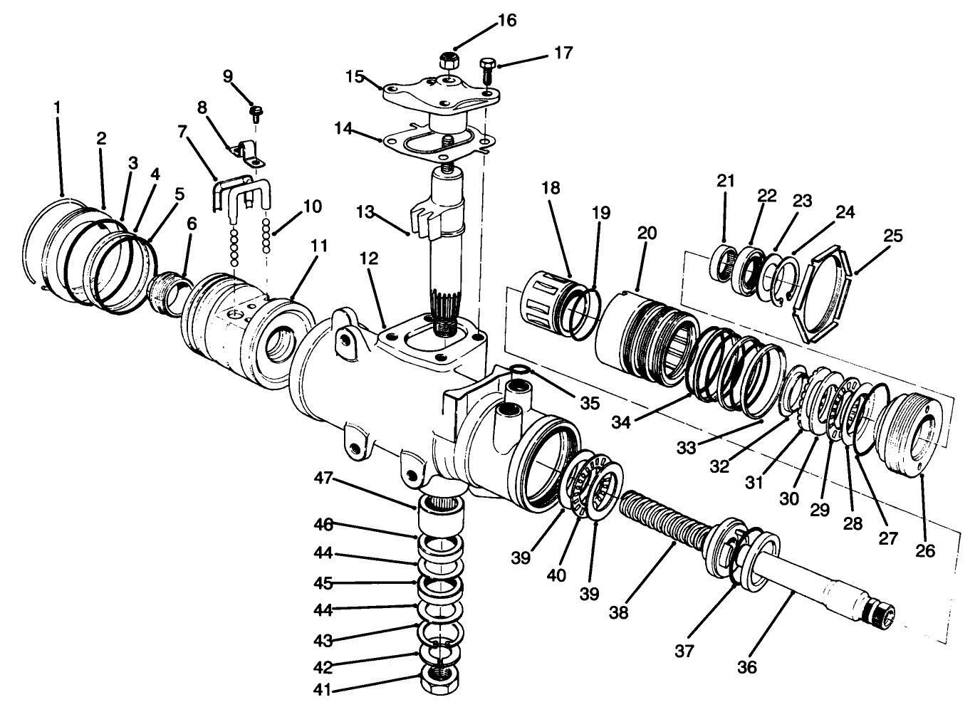 Steering Gear Assembly No. 87-1500