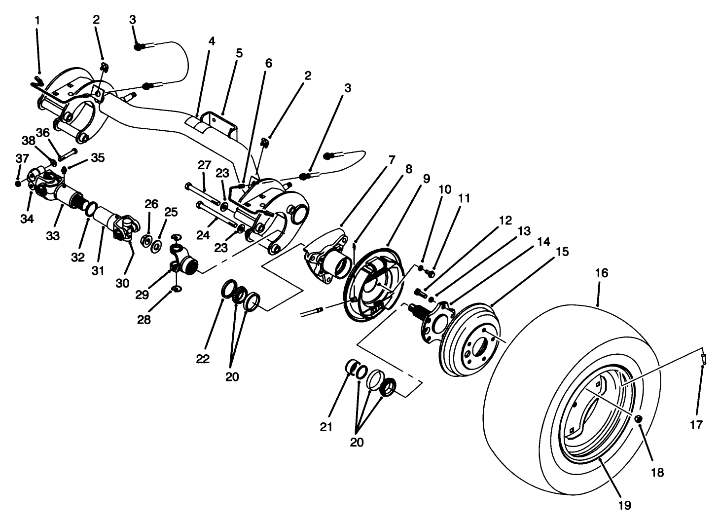 Rear Axle Assembly