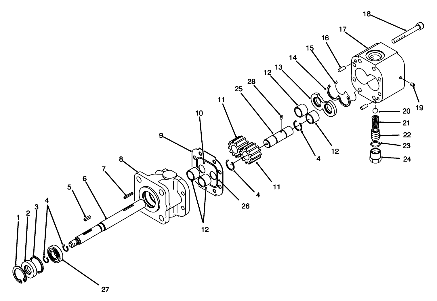 Hydraulic Pump Assembly No. 87-5700