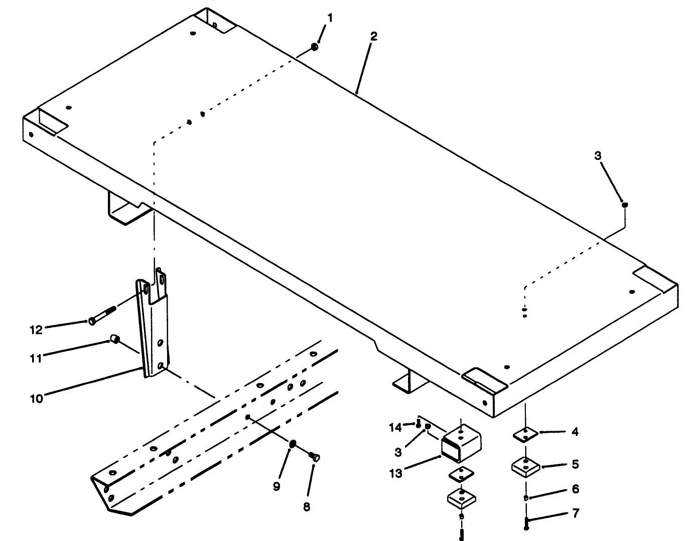 1/3 Area Flatbed Assembly