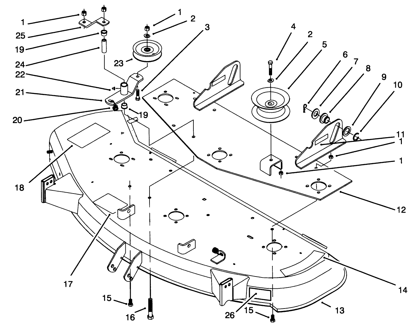 Deck & Idler Assembly