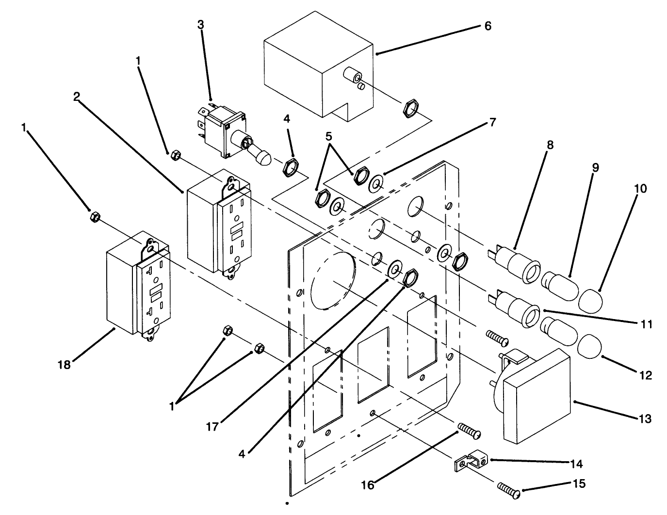 Control Box Assembly (continued)