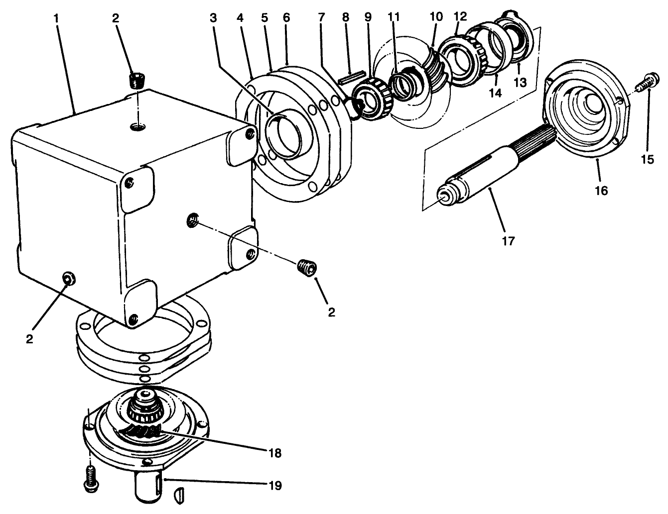 Gear Box Assembly No. 68-6810