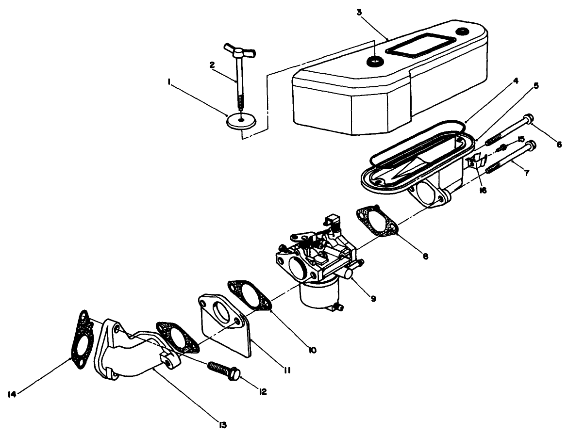 Air Cleaner & Carburetor Assembly