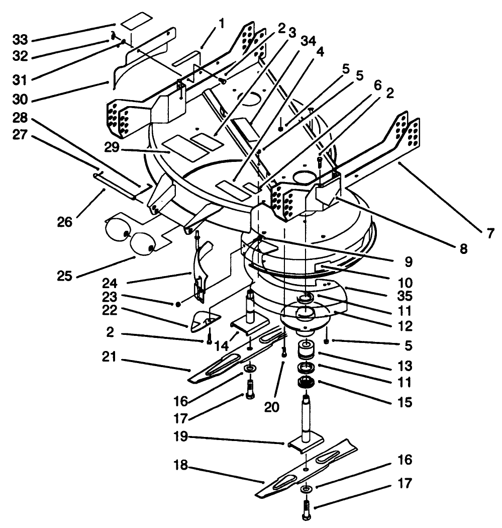 Deck & Spindle Assembly