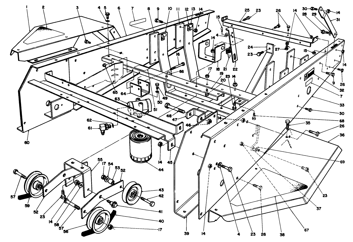 Frame & Jackshaft Assembly
