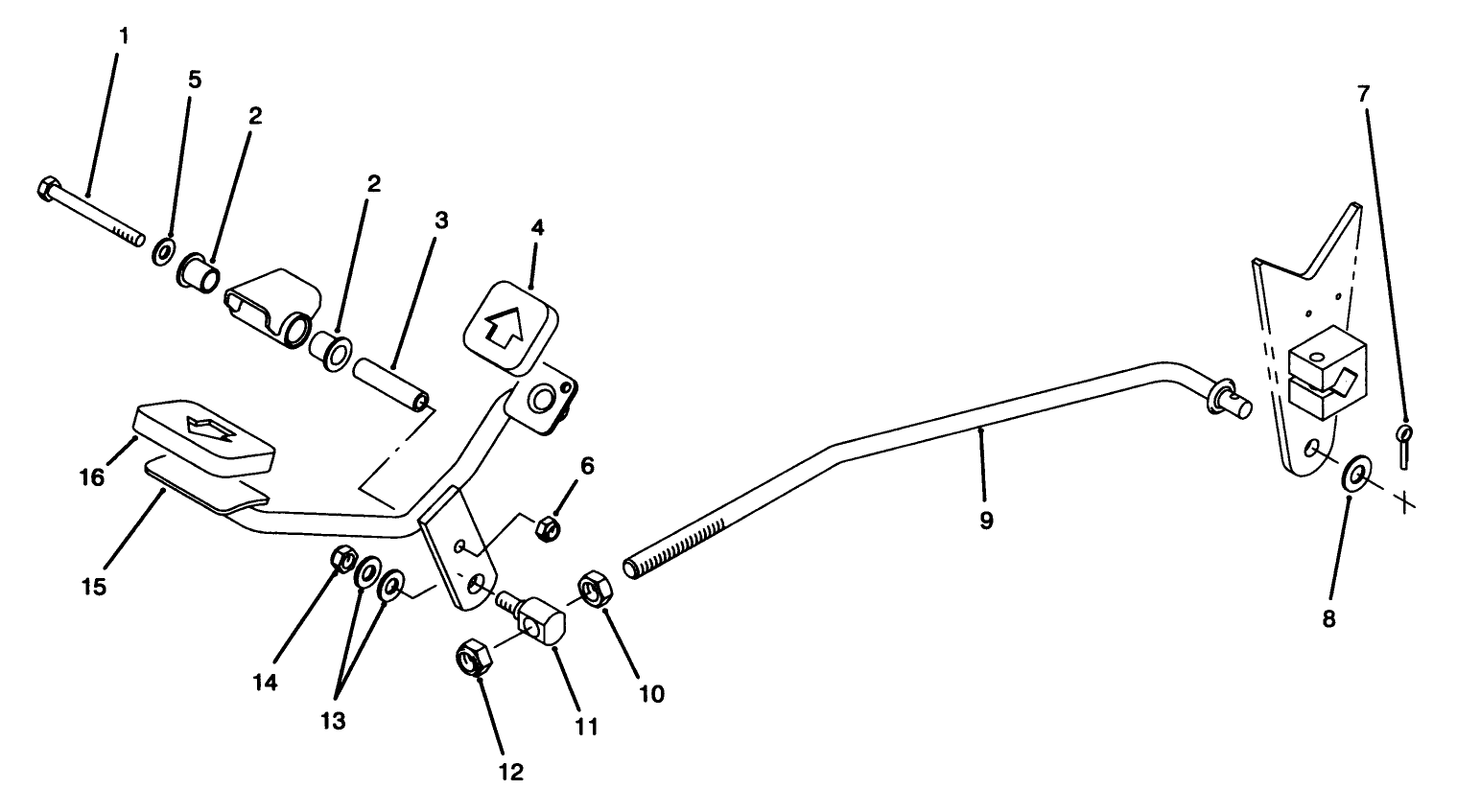 Traction Pedal Assembly