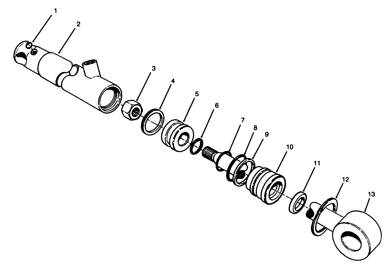 Hydraulic Lift Cylinder Assembly No. 83-7000