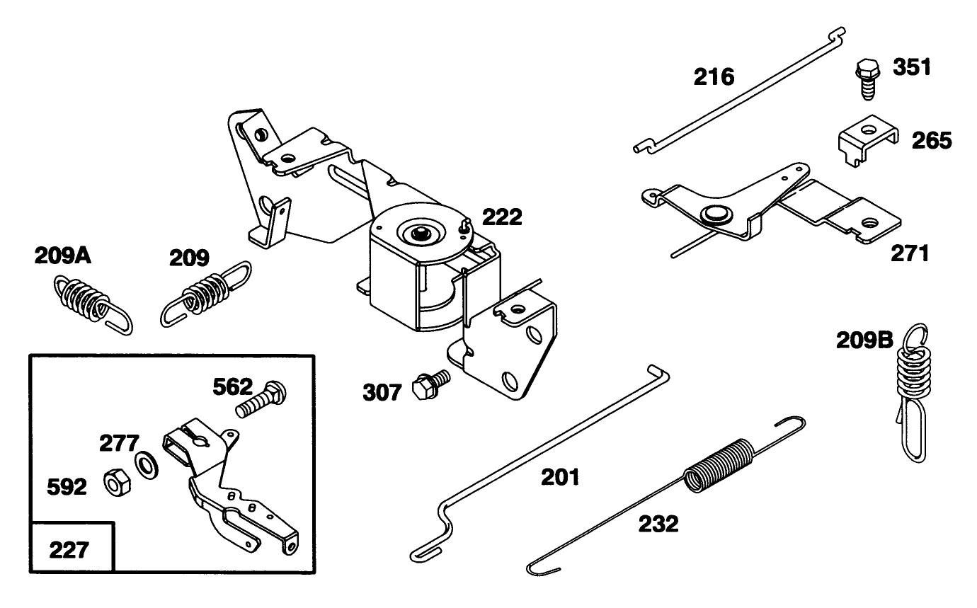 Engine Briggs & Stratton Model 303447-0446-01
