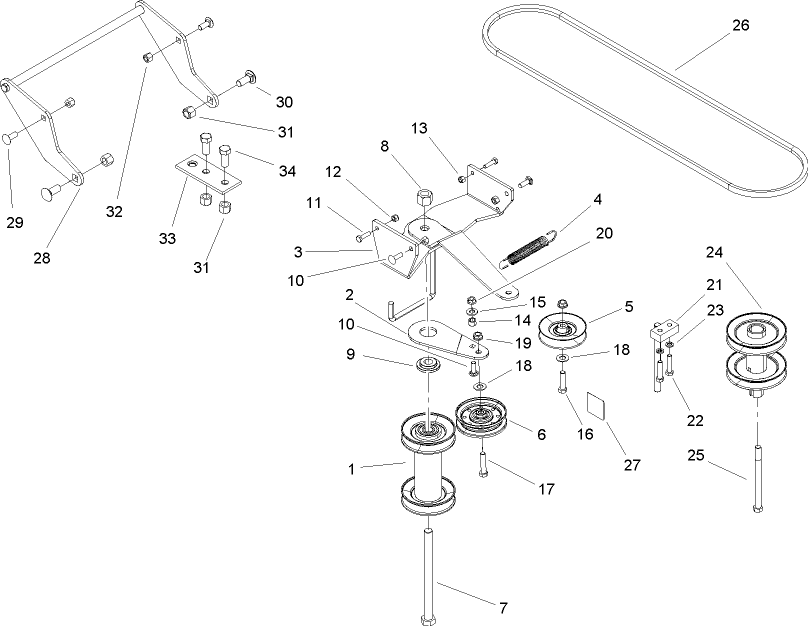 Hitch and Pulley Assembly