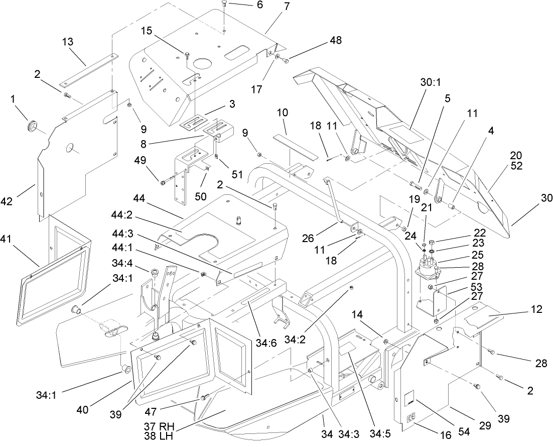 Frame and Shroud Assembly