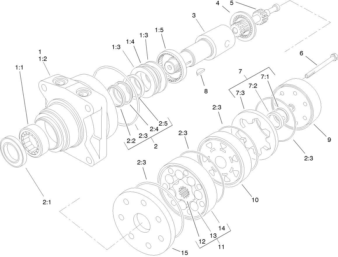 Hydraulic Motor Assembly No. 97-3055