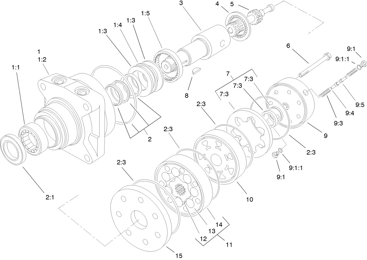 Hydraulic Motor Assembly No. 98-0959