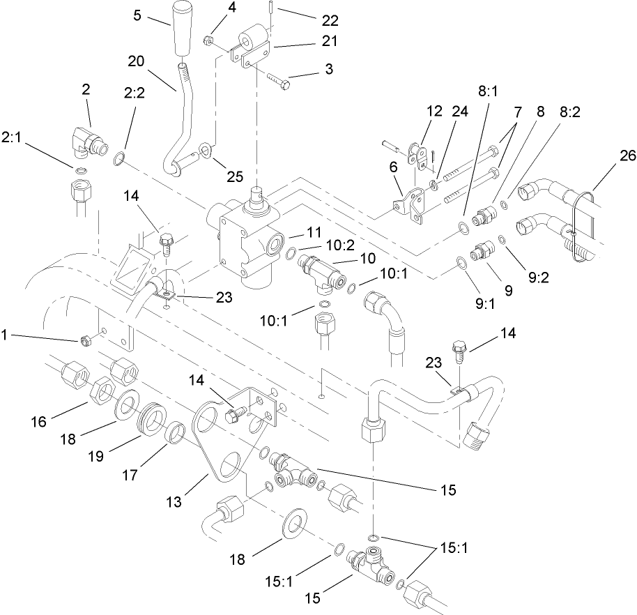 Hydraulic Plumbing Assembly